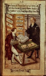 Jakob Fugger in his office, 1518